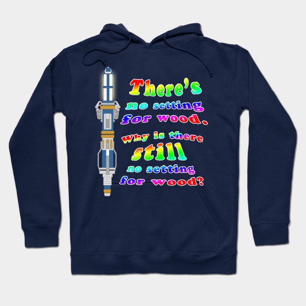 12th Doctor's Sonic Screwdriver Hoodie by scoffin